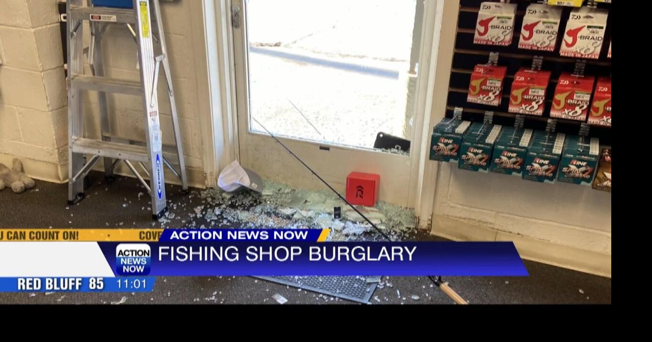 Store burglar gets away with thousands worth of fishing equipment, Video