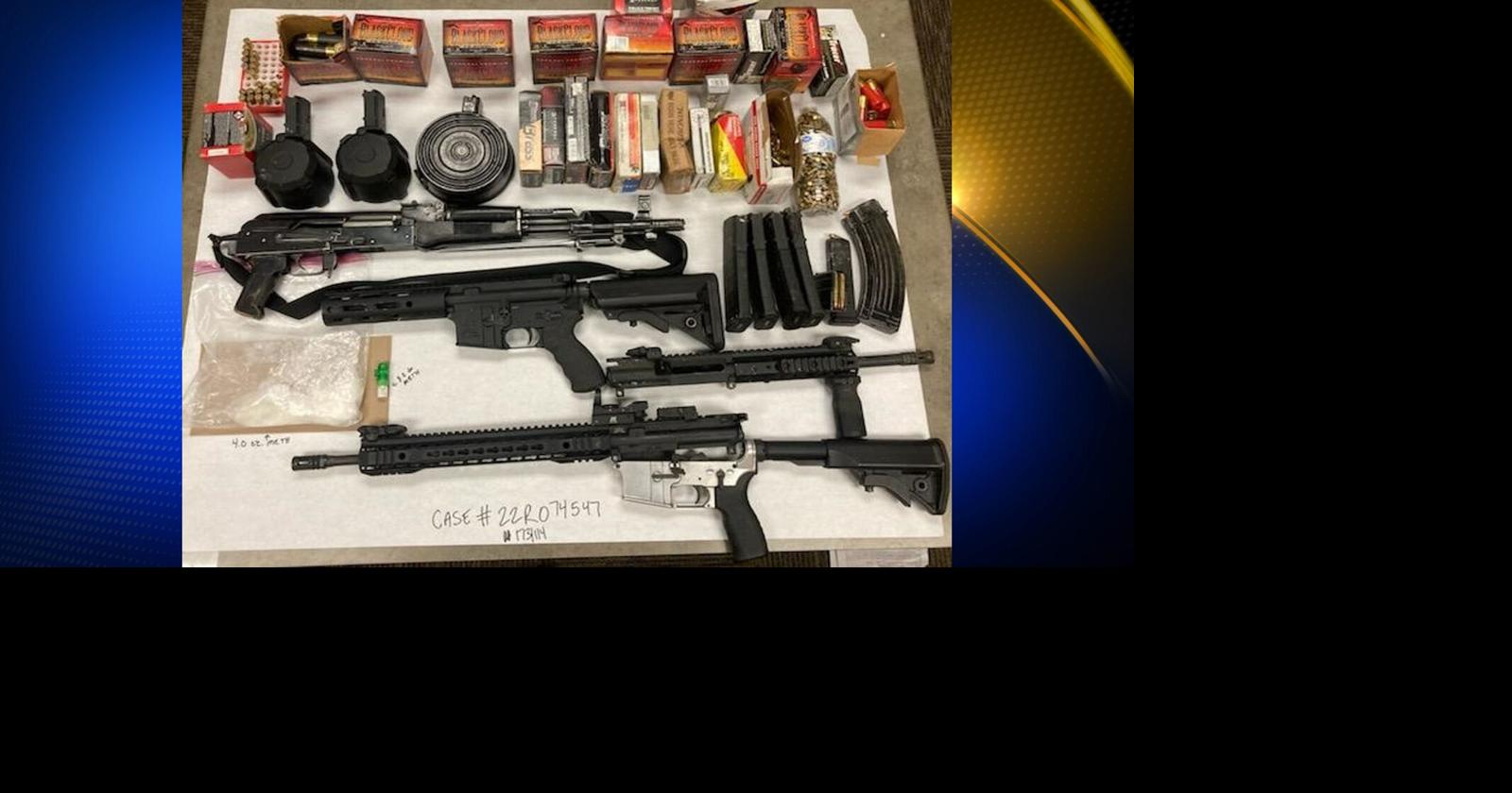 Redding Police arrest suspected drug dealer armed with assault rifles