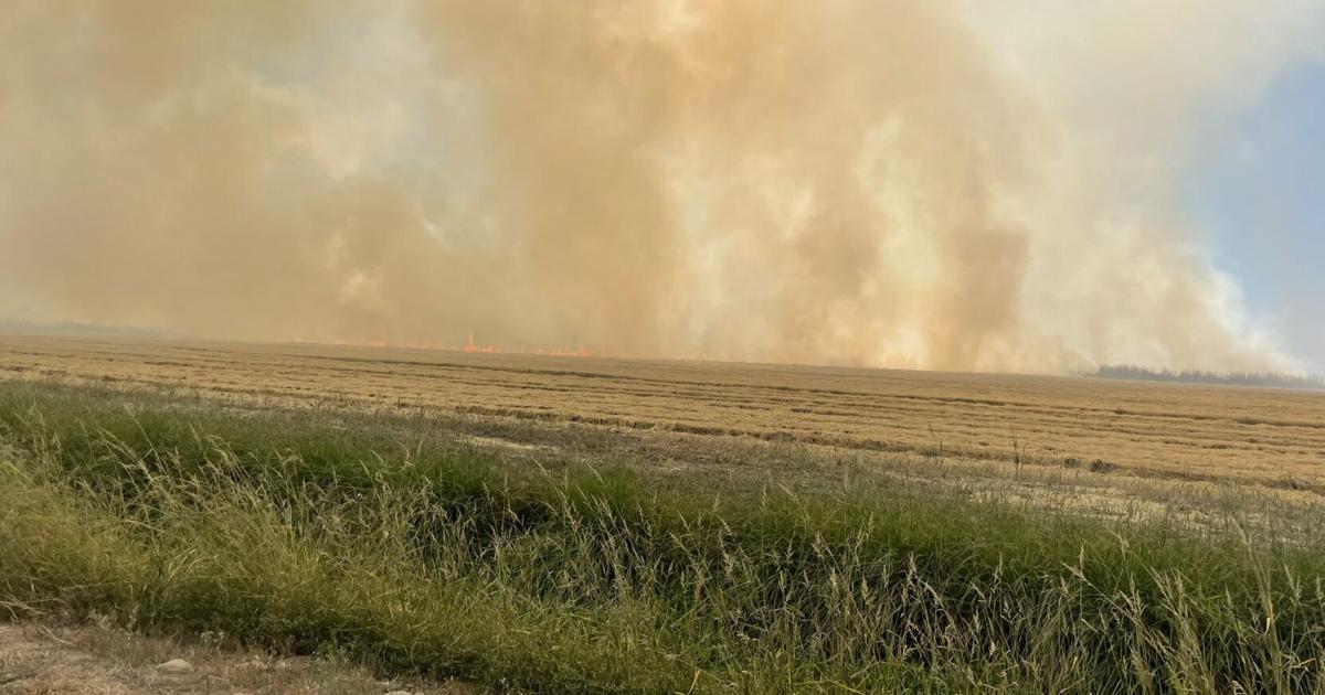 Firefighters battling fire in Butte County rice fields | Fire Watch ...