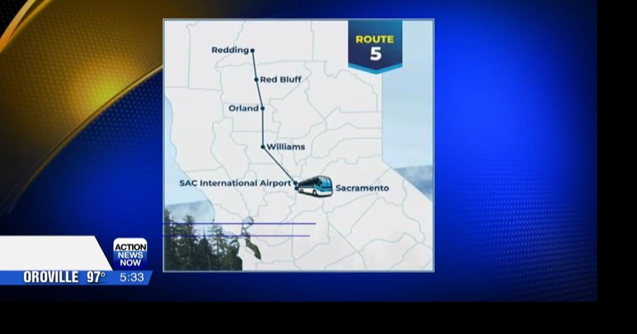 Redding's Gold Runner Route 5 offers 2 daily trips to Sacramento ...