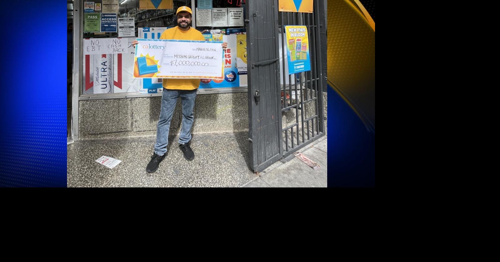 California Lottery says winning $7 million scratcher sold in San Francisco