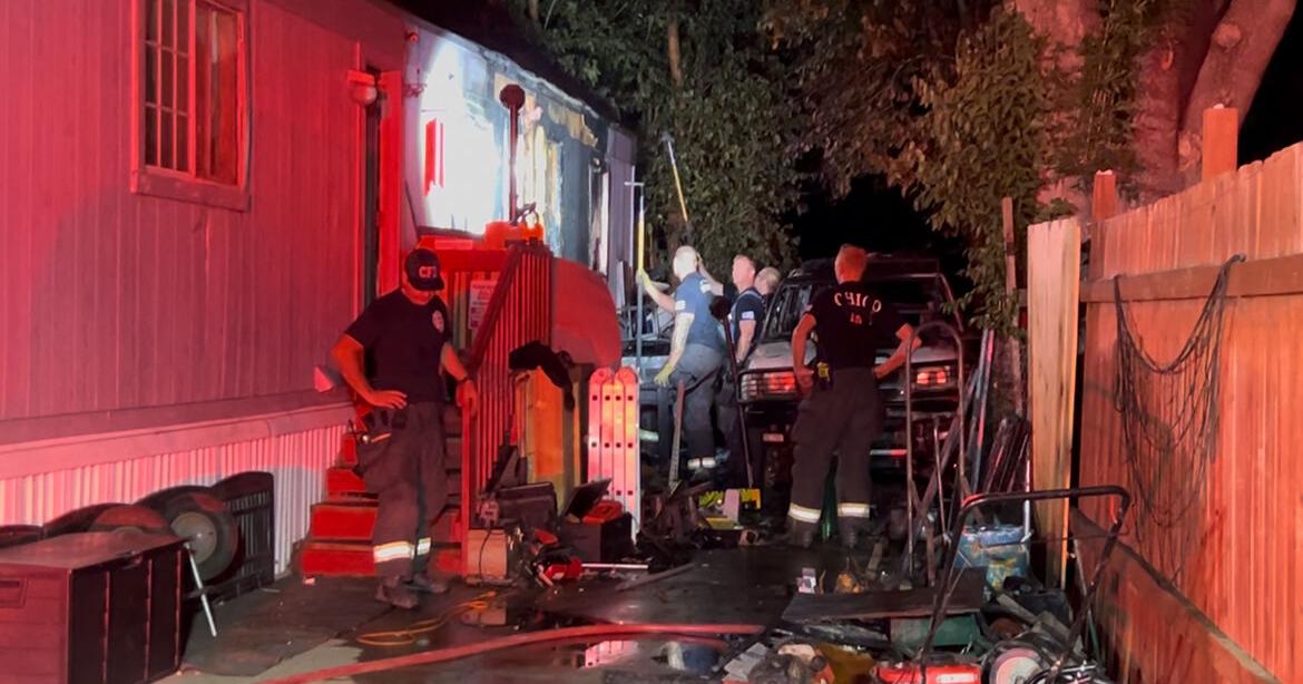 Early-morning fire damages mobile home and car in Chico | News ...