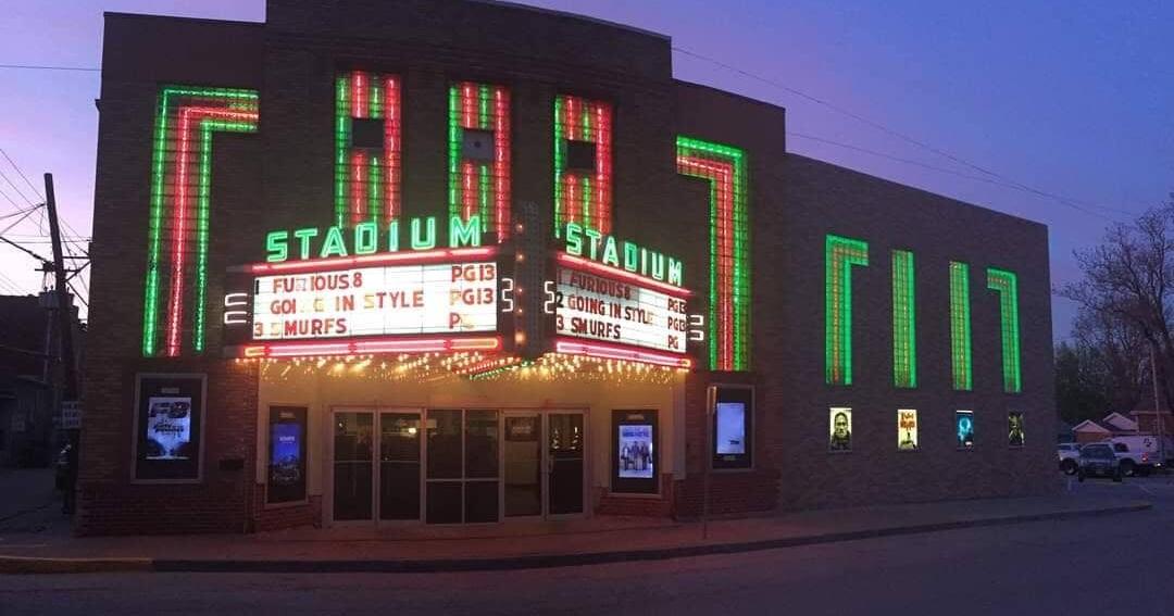 Relighting the sign at Jerseyville movie theater Local News