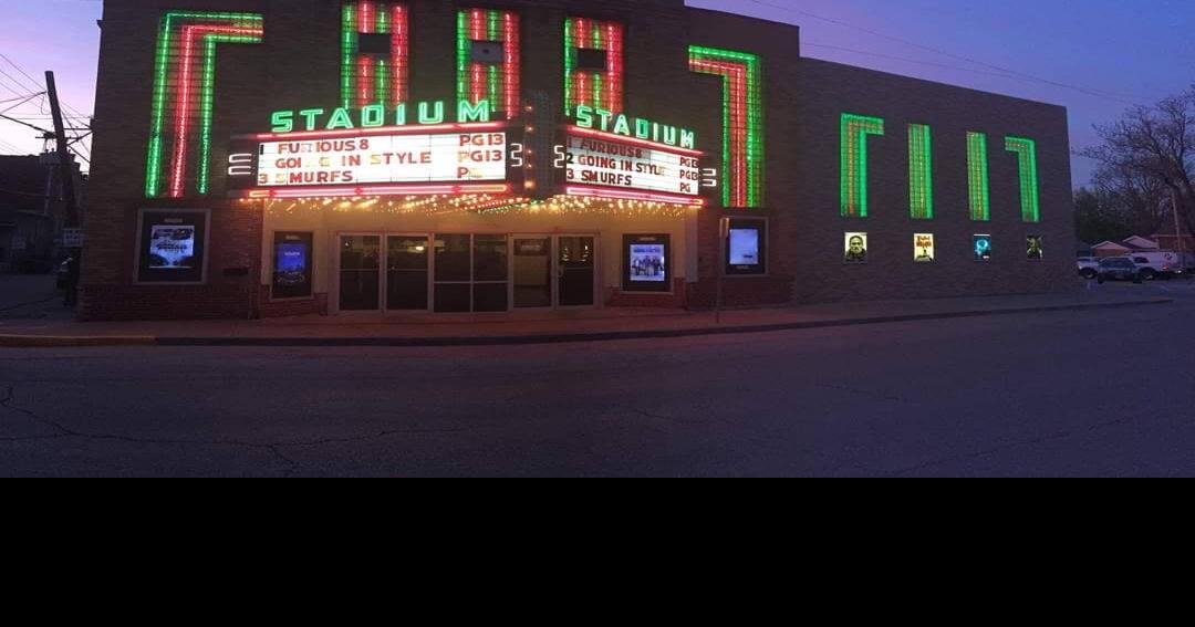 Relighting the sign at Jerseyville movie theater Local News