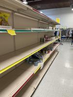 Shelves nearly empty at Community Hope Center