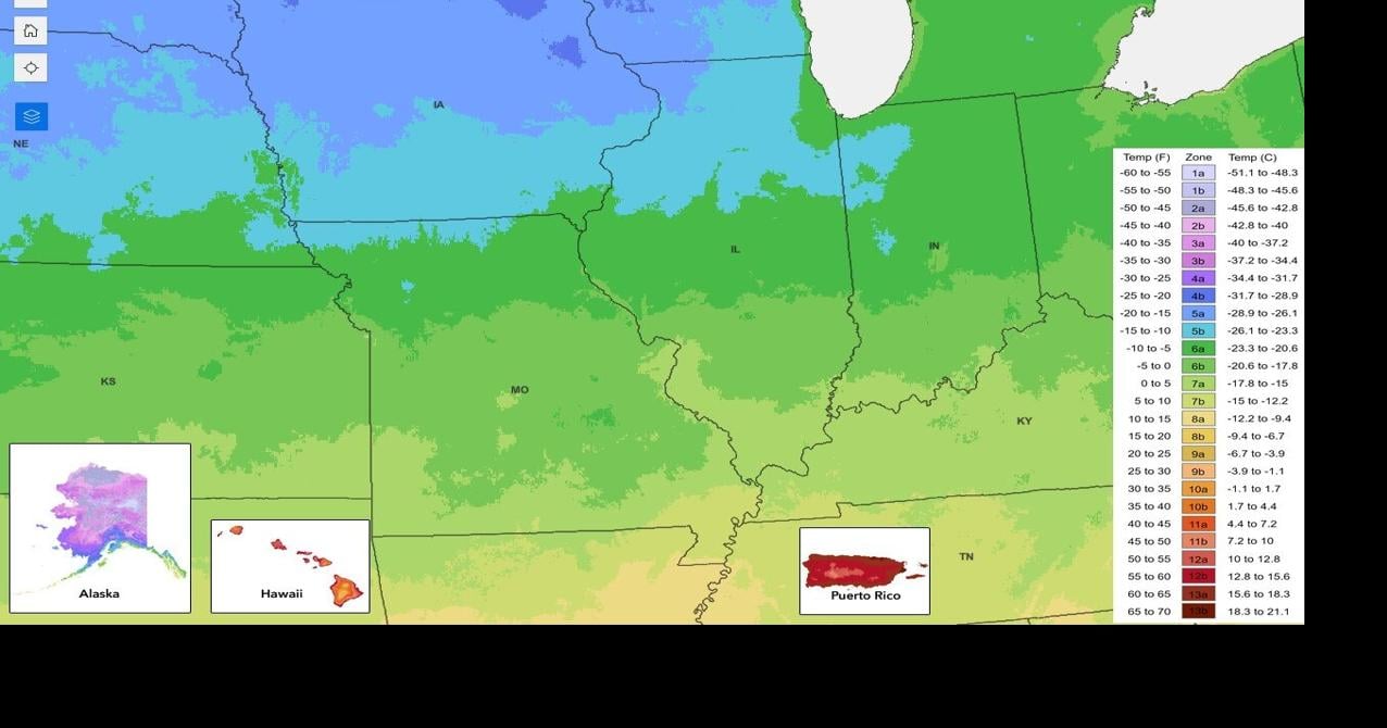 Usda Updates Hardiness Zone Map Local News 4155