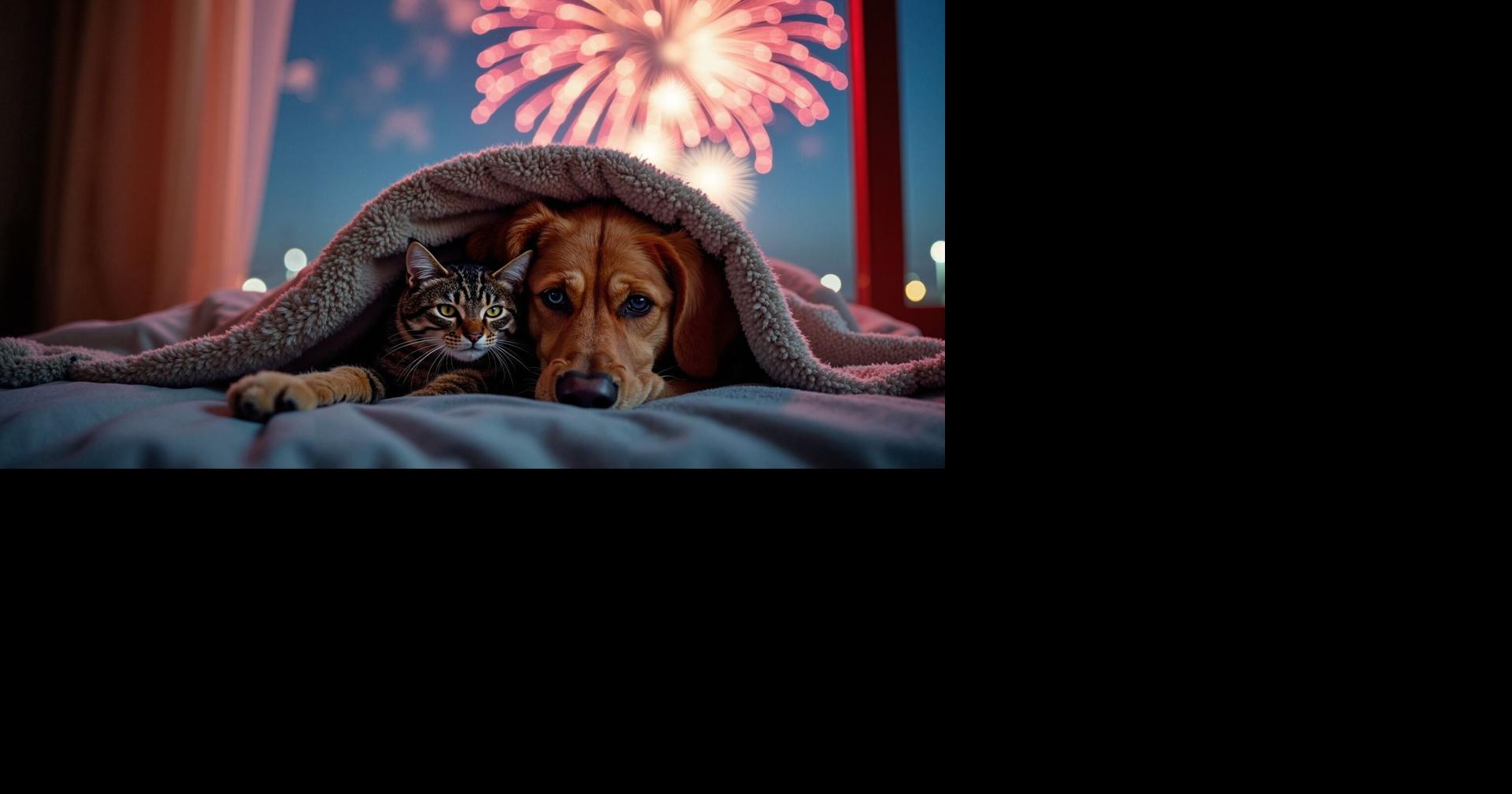 Soothing your pets during the fireworks