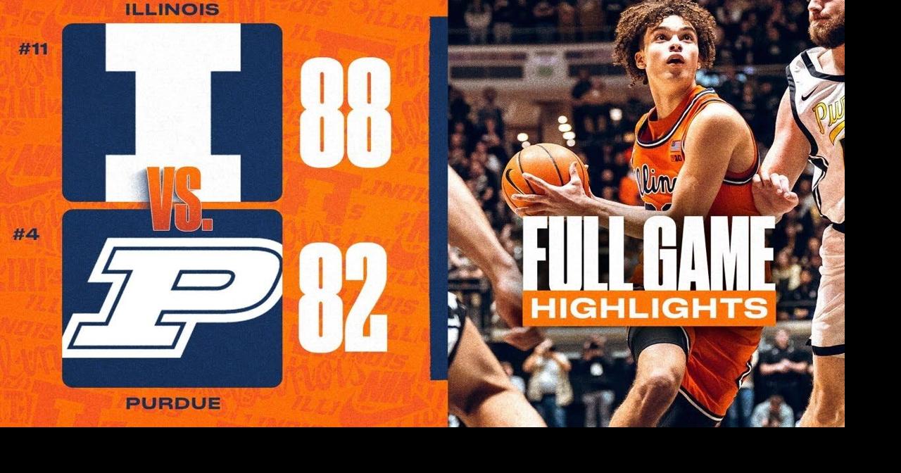 #11 Illinois at #4 Purdue | Full Game Highlights 1/24/26
