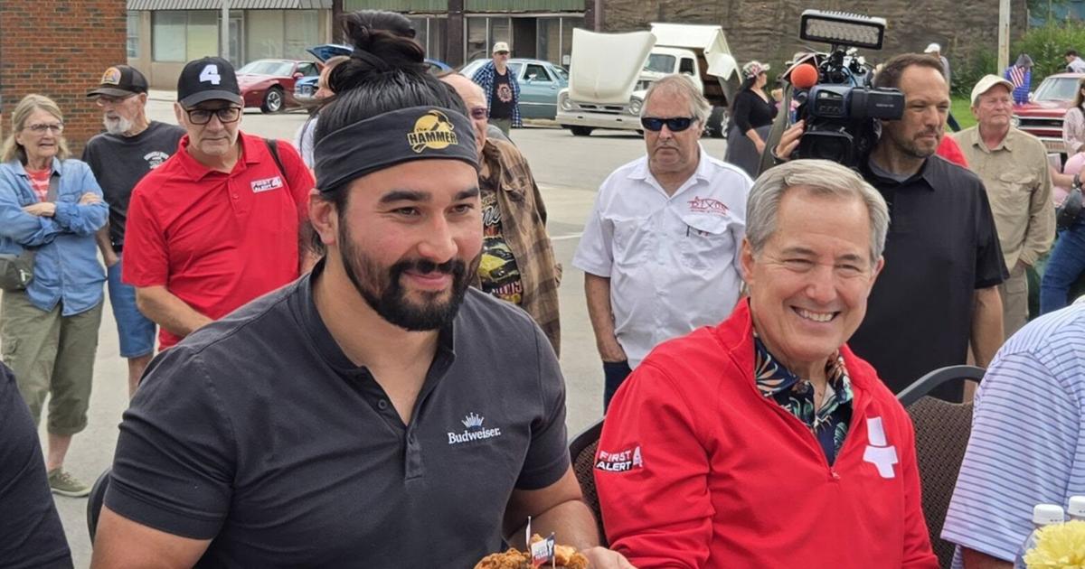 Oiler alum tackles Great Steak Challenge