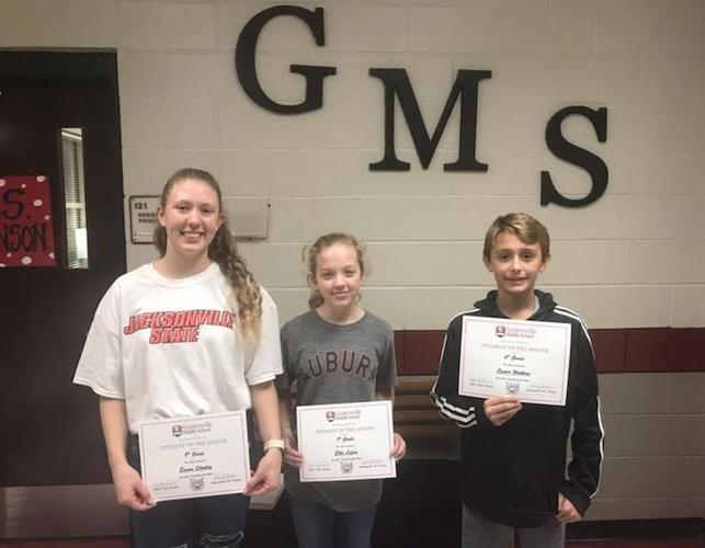GMS October Students of the Month
