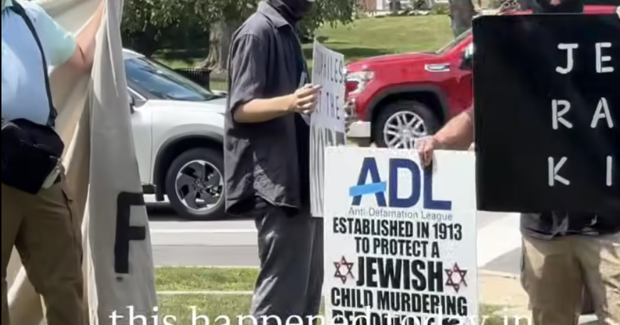 Hudson rally includes hate-filled signs targeting Jews, ADL | Local ...