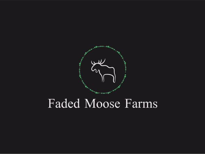 Faded Moose Farms' logo reflects the meaning of the cultivation's name