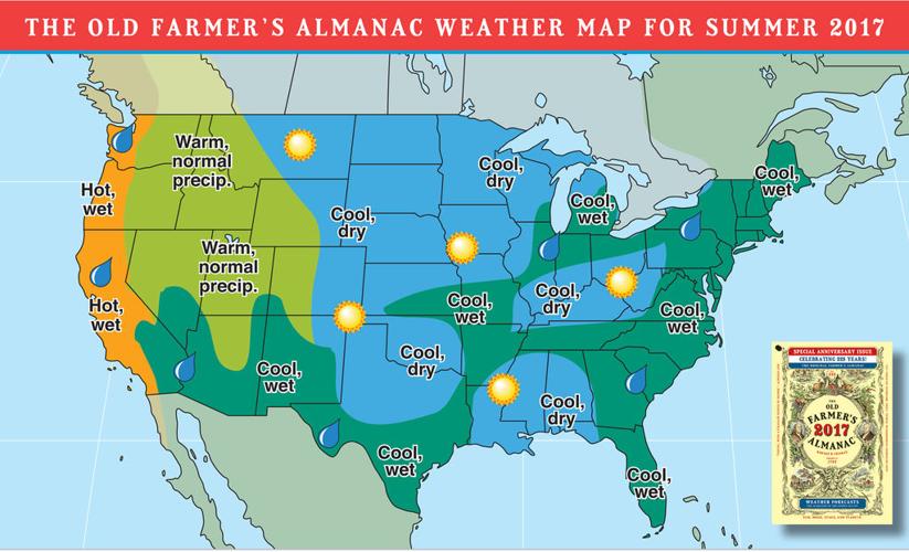Old Farmer’s Almanac: Warm, dry winter coming up