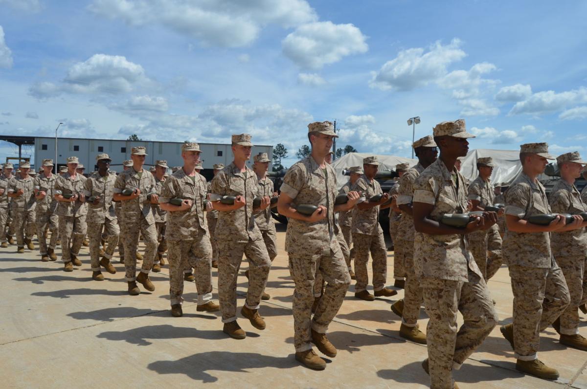 Parris Island Recruits Make Temporary Home At Marine Corps Logistics Base Albany News Albanyherald Com - roblox logcom