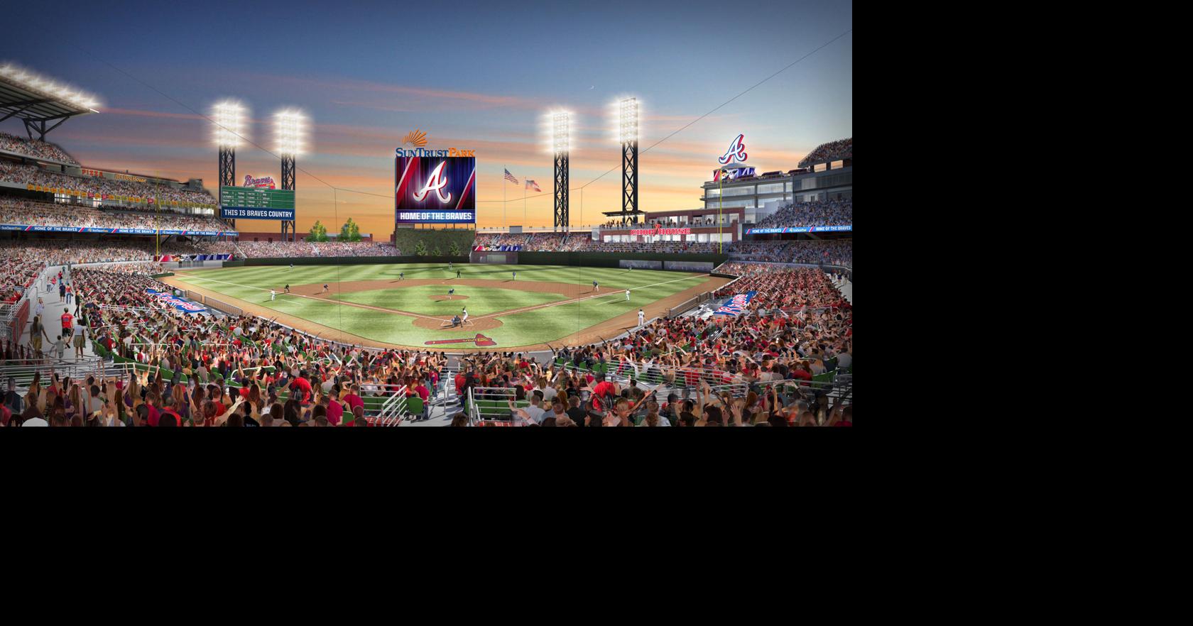 The Atlanta Braves' new stadium will be SunTrust Park, PHOTOS, Professional