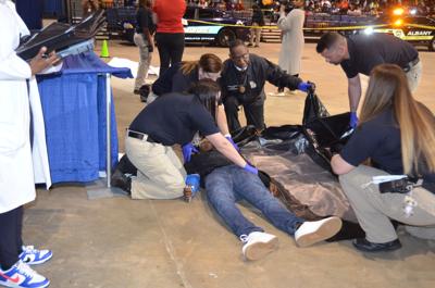 PHOTOS: Opioid reenactment gives real-life lesson to Albany area high school students