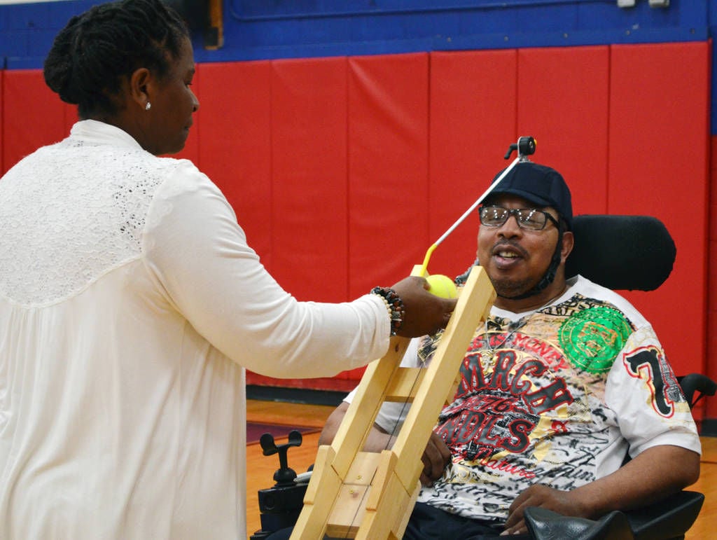 Disabled Dawson vet Lorenzo Thomas going to 2017 Boccia Nationals