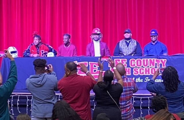 Lee County football program honors five Power Five signees | Sports |  