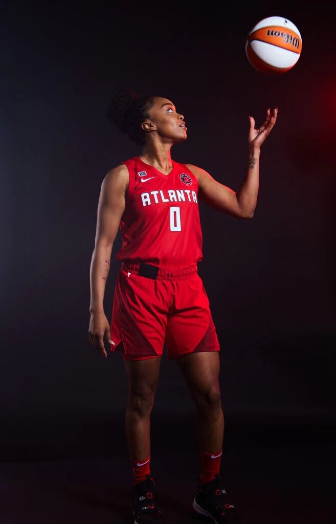 PHOTOS: Atlanta Dream unveil 3 new uniforms for the 2021 season