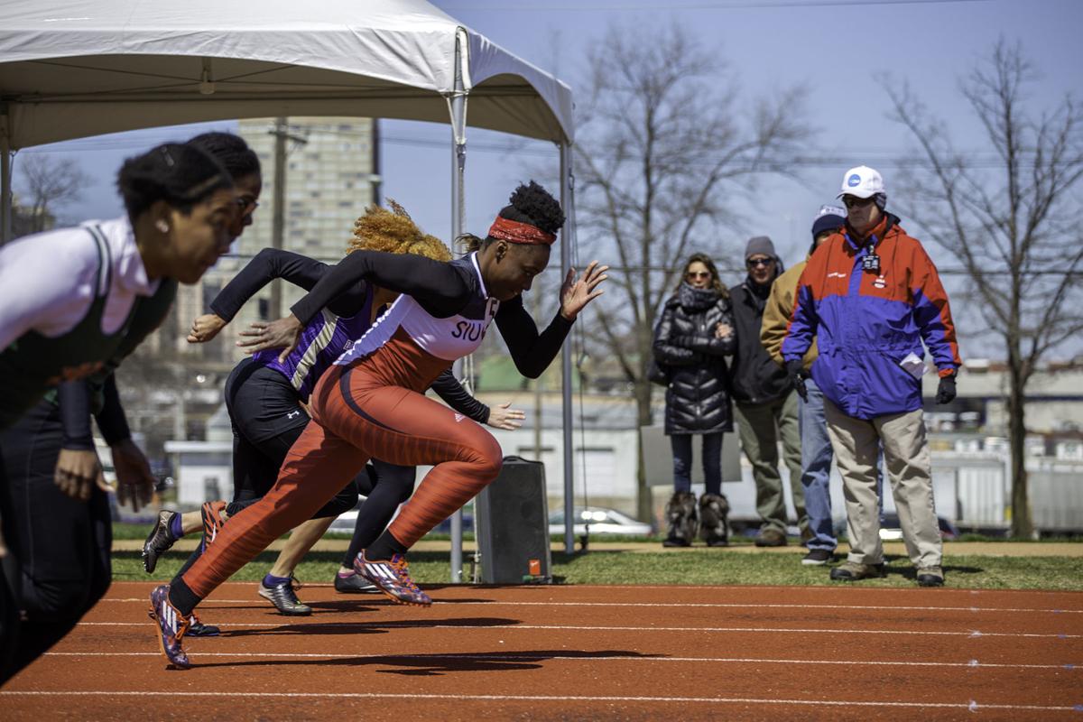 Track and field at Billiken Invitational April 7, 2018