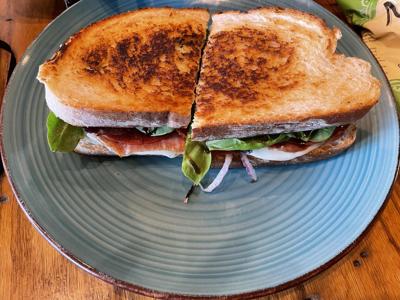 Sacred Grounds’ sandwiches are spectacularly sweet and savory