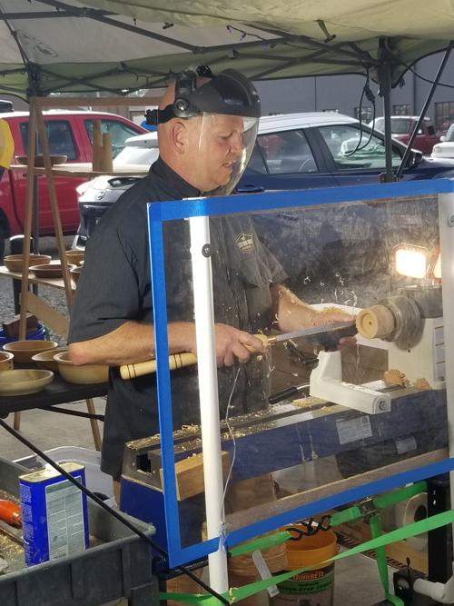 Owner of Burnt Bottom Creations Shawn Bates