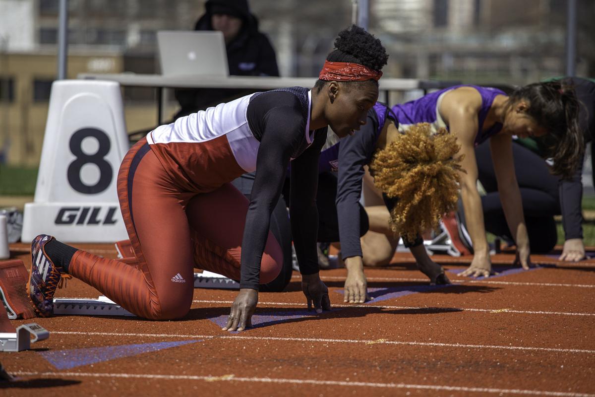 Track and field at Billiken Invitational April 7, 2018