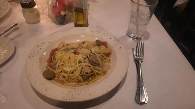 Santino’s pasta had good flavor, but the texture just wasn’t there