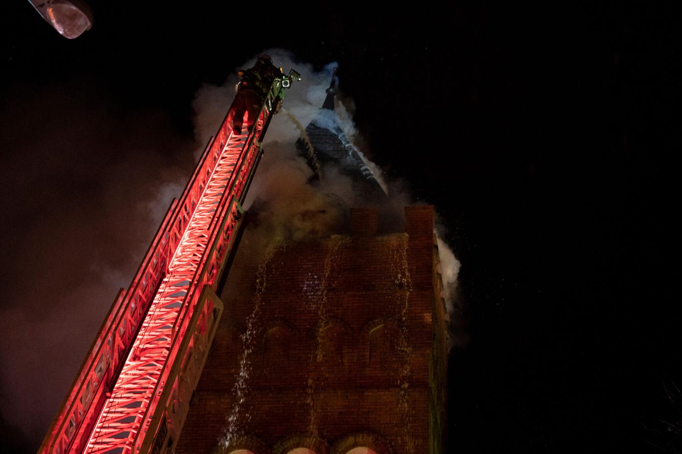 Fire at First United Methodist Church