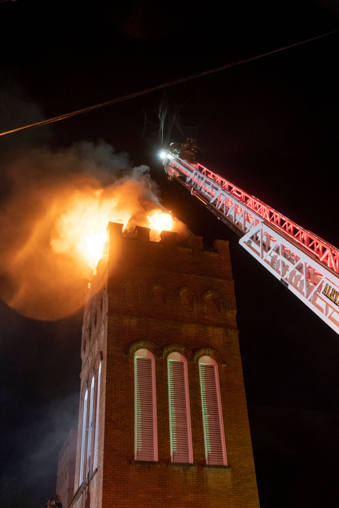 Fire at First United Methodist Church