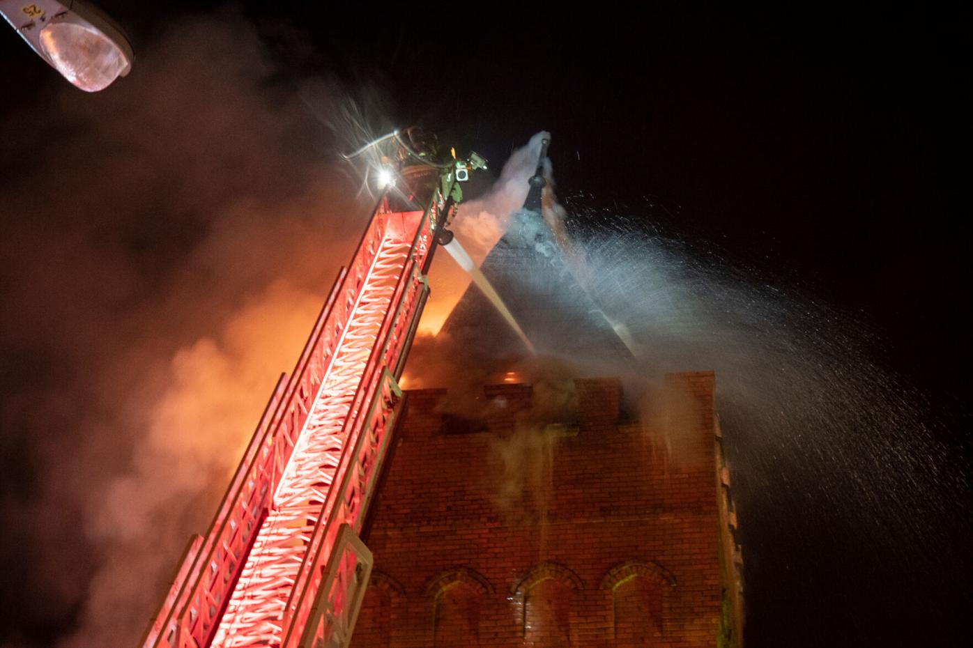 Fire at First United Methodist Church