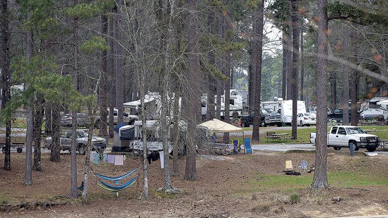 Reservations for waterfront camping sites at Wind Creek ...