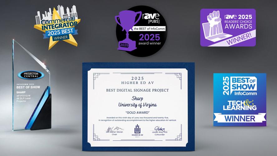 Sharp Secures Multiple InfoComm 2025 Award Wins for its Groundbreaking Display Innovations