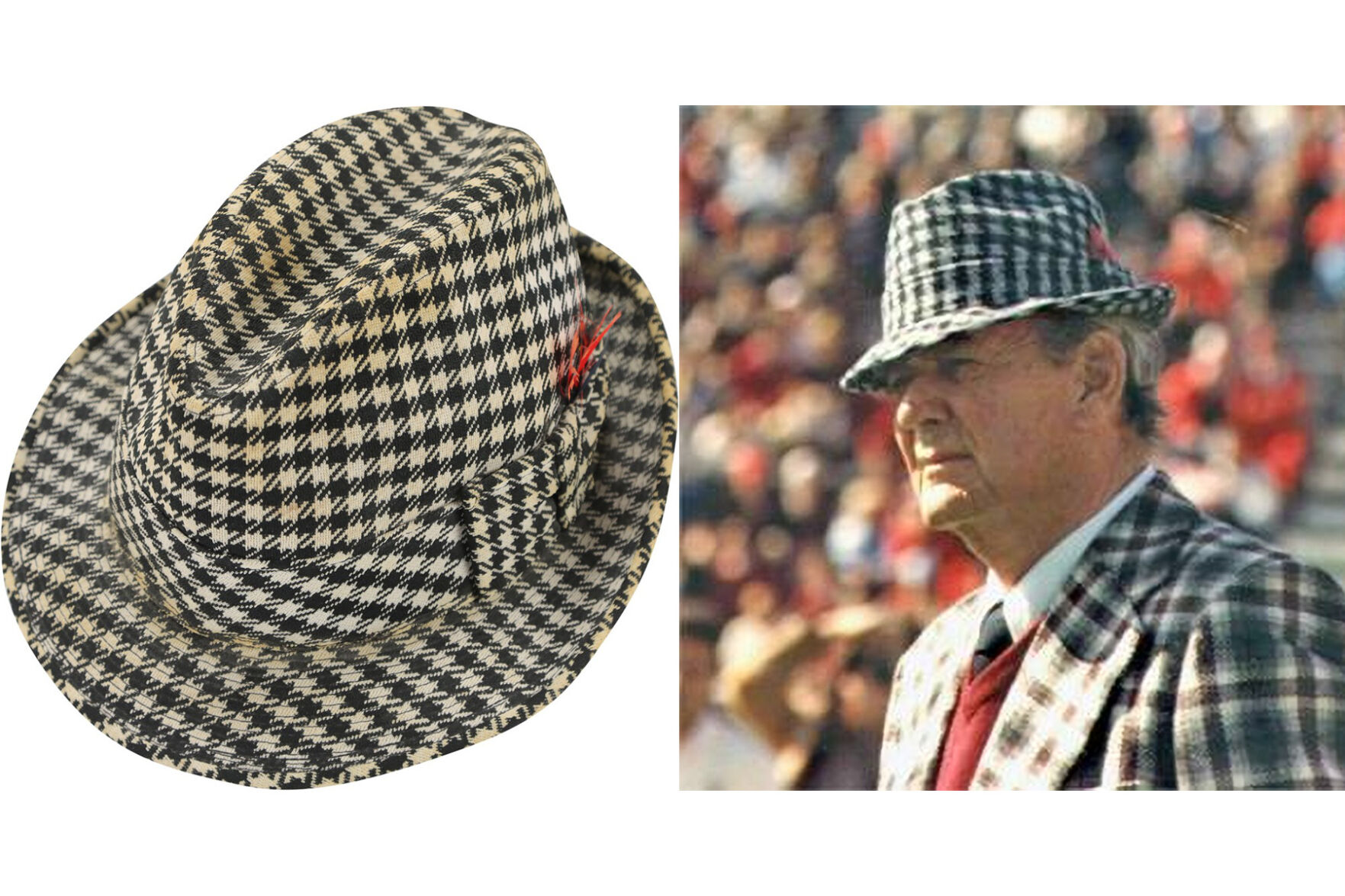 alabama coach checkered hat