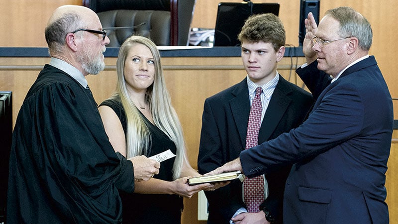 Tal East, Ed Oliver sworn in as probate judge, House representative for Alexander City area