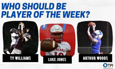 Player of the week graphic week 9