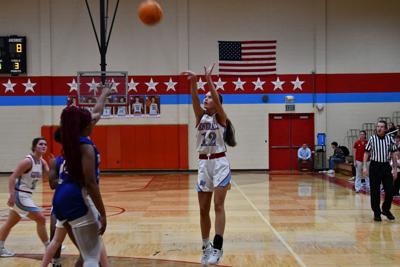 Reagan Taylor jumper v Reeltown