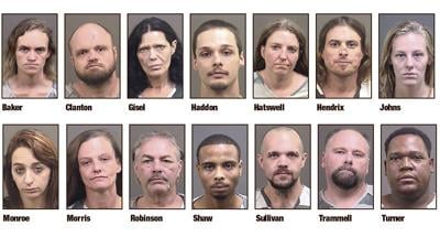 Tallapoosa County Narcotics Task Force announces 14 arrests on drug-related charges