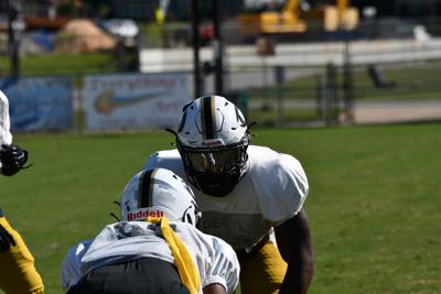 Avontae Wilson at practice sept. 15