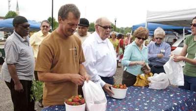 Strawberries for sale