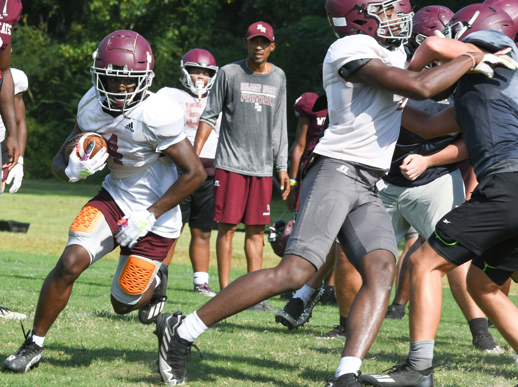 BRHS football practice