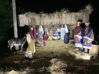 Mt. Zion Baptist Church nativity scene
