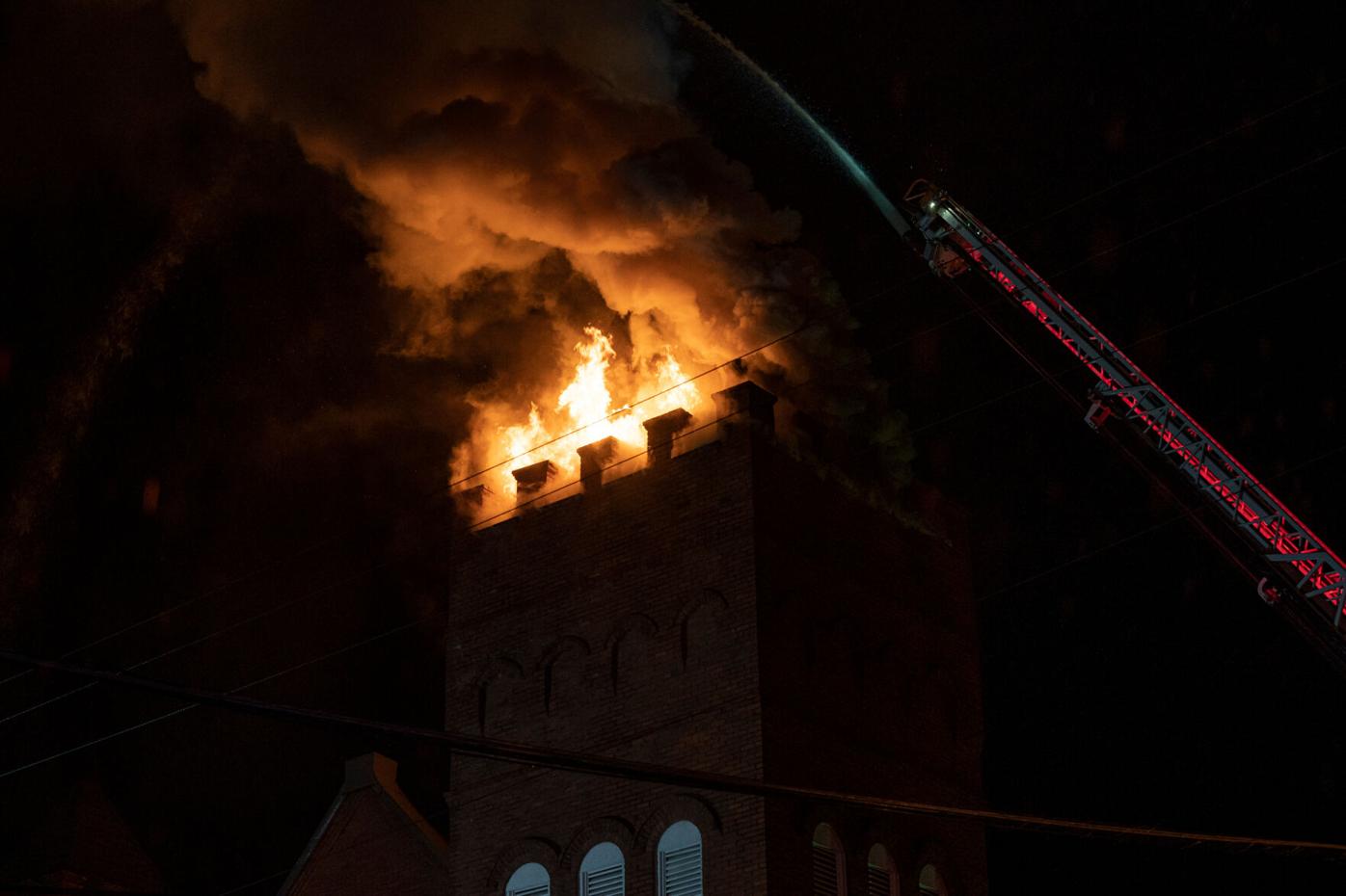 Fire at First United Methodist Church