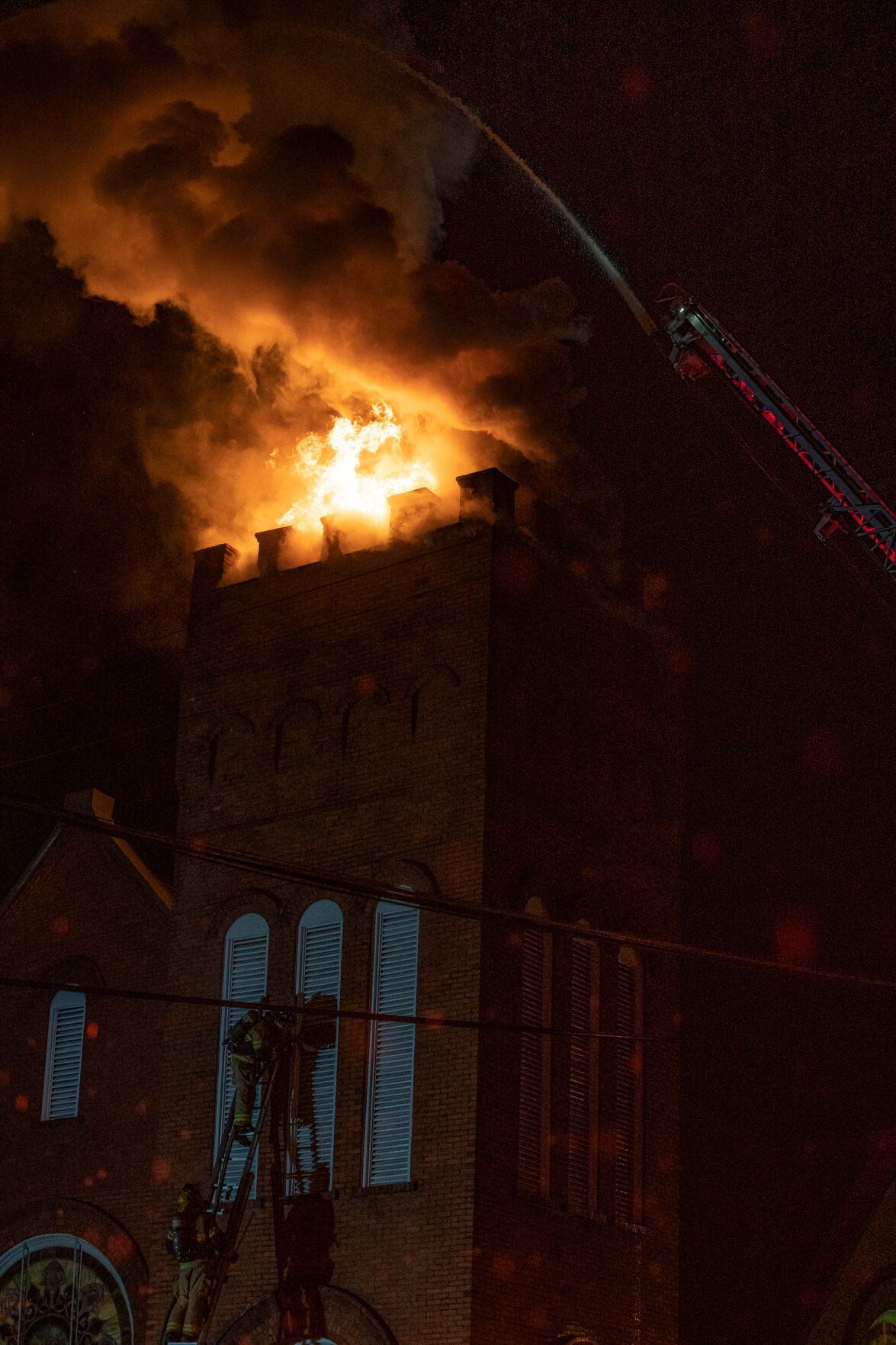 Fire at First United Methodist Church