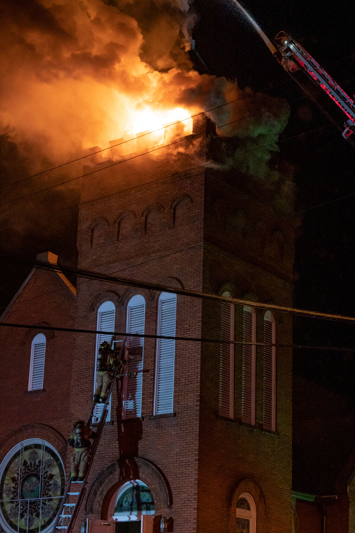Fire at First United Methodist Church