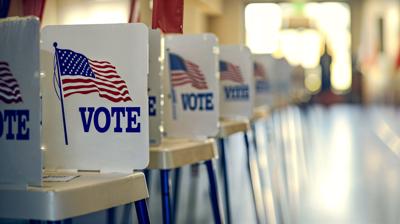 STOCK: poll workers