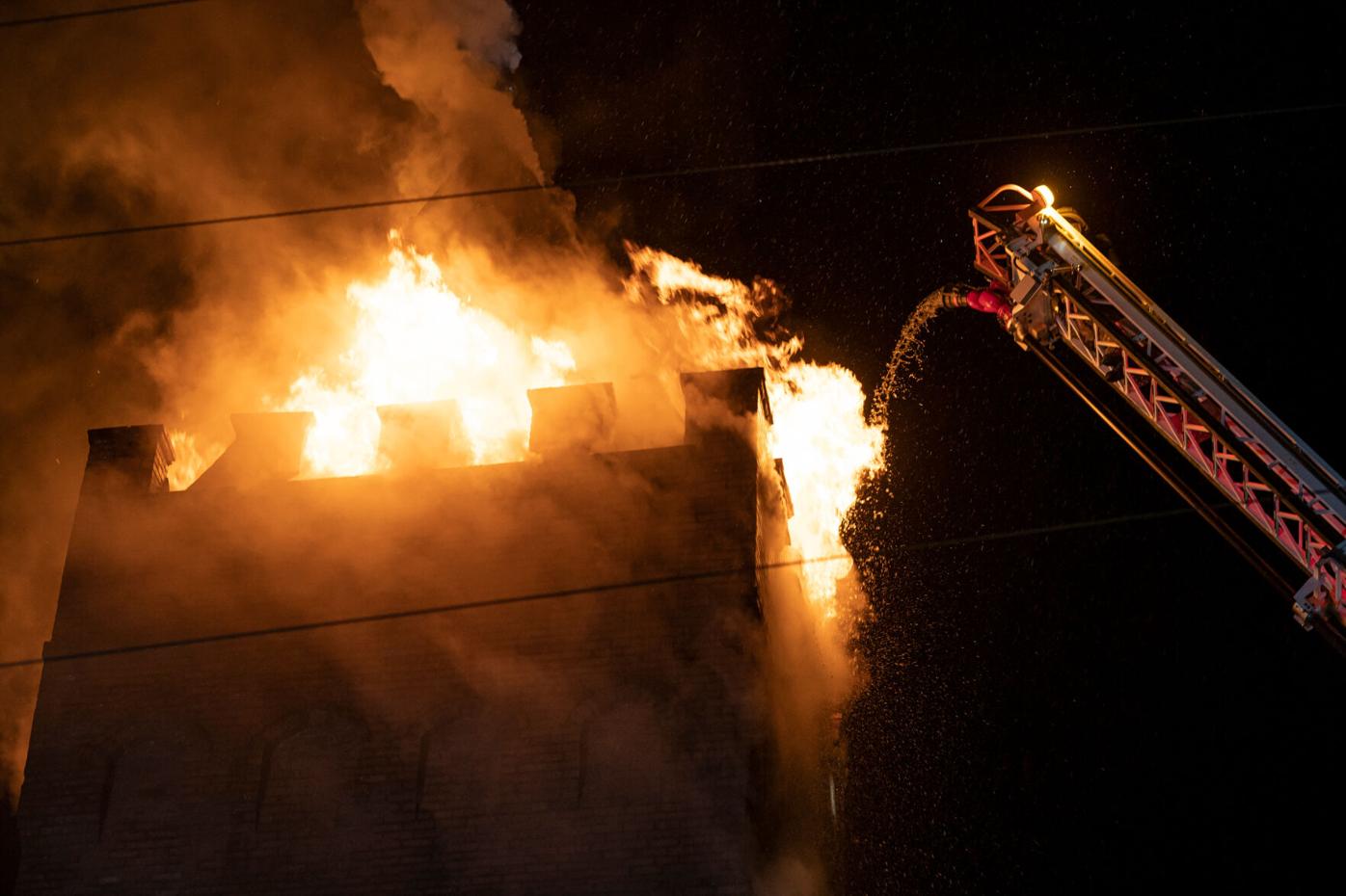 Fire at First United Methodist Church