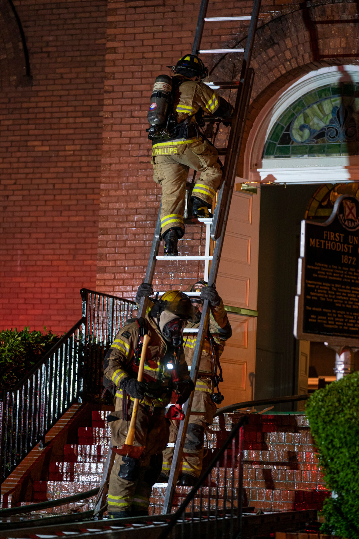 Fire at First United Methodist Church