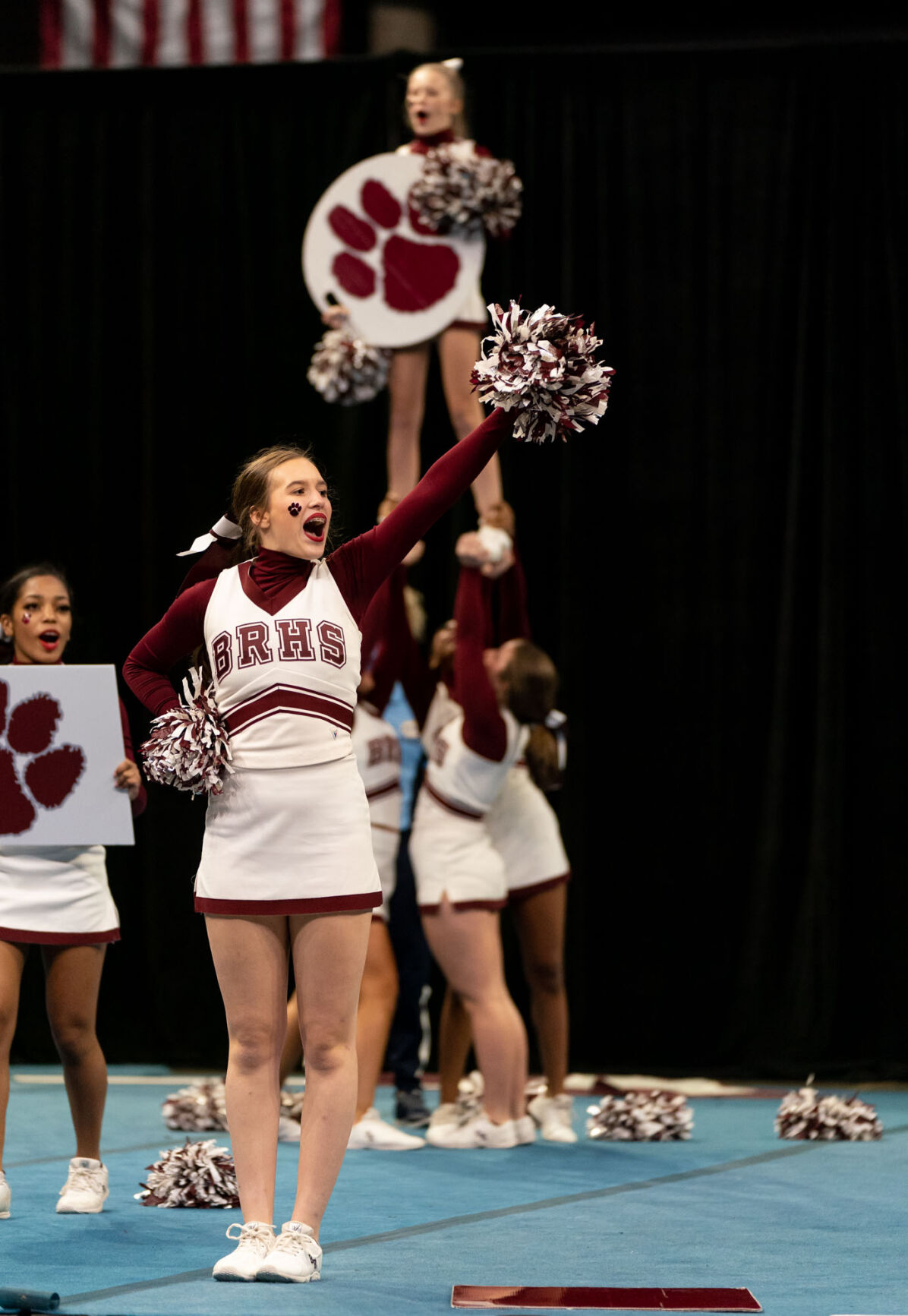 BRHS Competes at State Cheer Competition