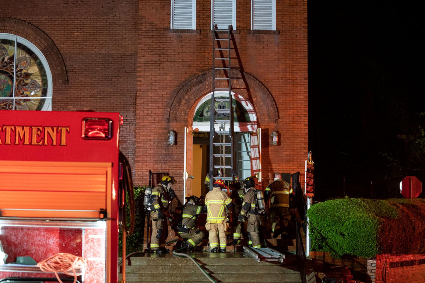 Fire at First United Methodist Church